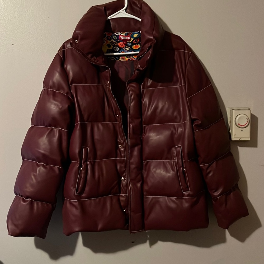 Burgundy Coat